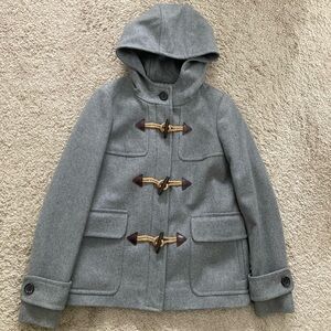 JCrew women’s gray toggle winter jacket